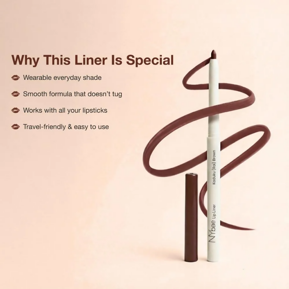 NY Bae 2-in-1 Lip Liner & Lip Colour - Kaduku Brown | Grocsy
