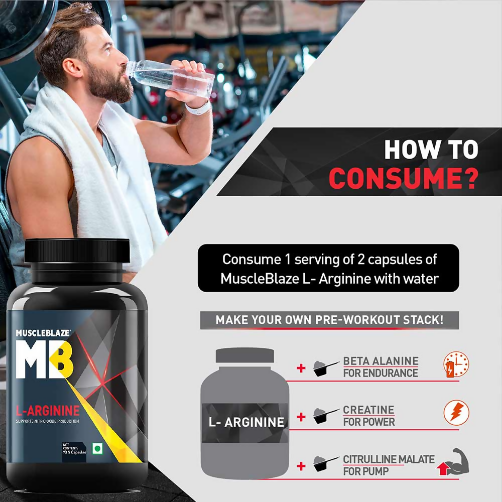 MuscleBlaze L-Arginine | Grocsy