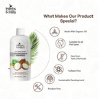 Herbs & Hills Coconut Hair Shampoo | Grocsy
