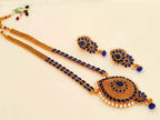 Blue Kemp Long Necklace Set | Grocsy