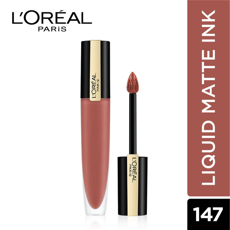 L'Oreal Paris Rouge Signature Matte Liquid Lipstick - 147 I Believe | Grocsy