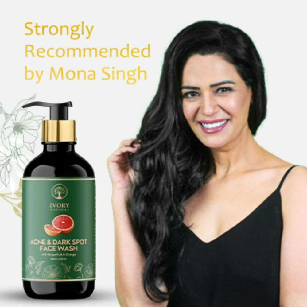 Ivory Natural Acne & Dark Spot Face Wash For Moisturize, Replenish, And Promote Skin Clarity | Grocsy