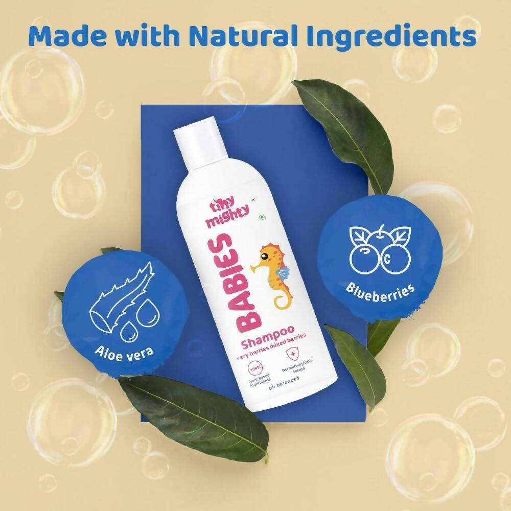 Tiny Mighty Baby Shampoo And Massage Oil Combo | Grocsy