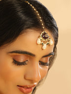 Nuyug 22K Gold Plated Ruby Grace Earrings | Grocsy
