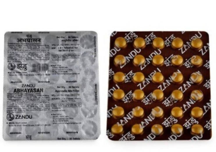 Zandu Abhayasan Tablets | Grocsy