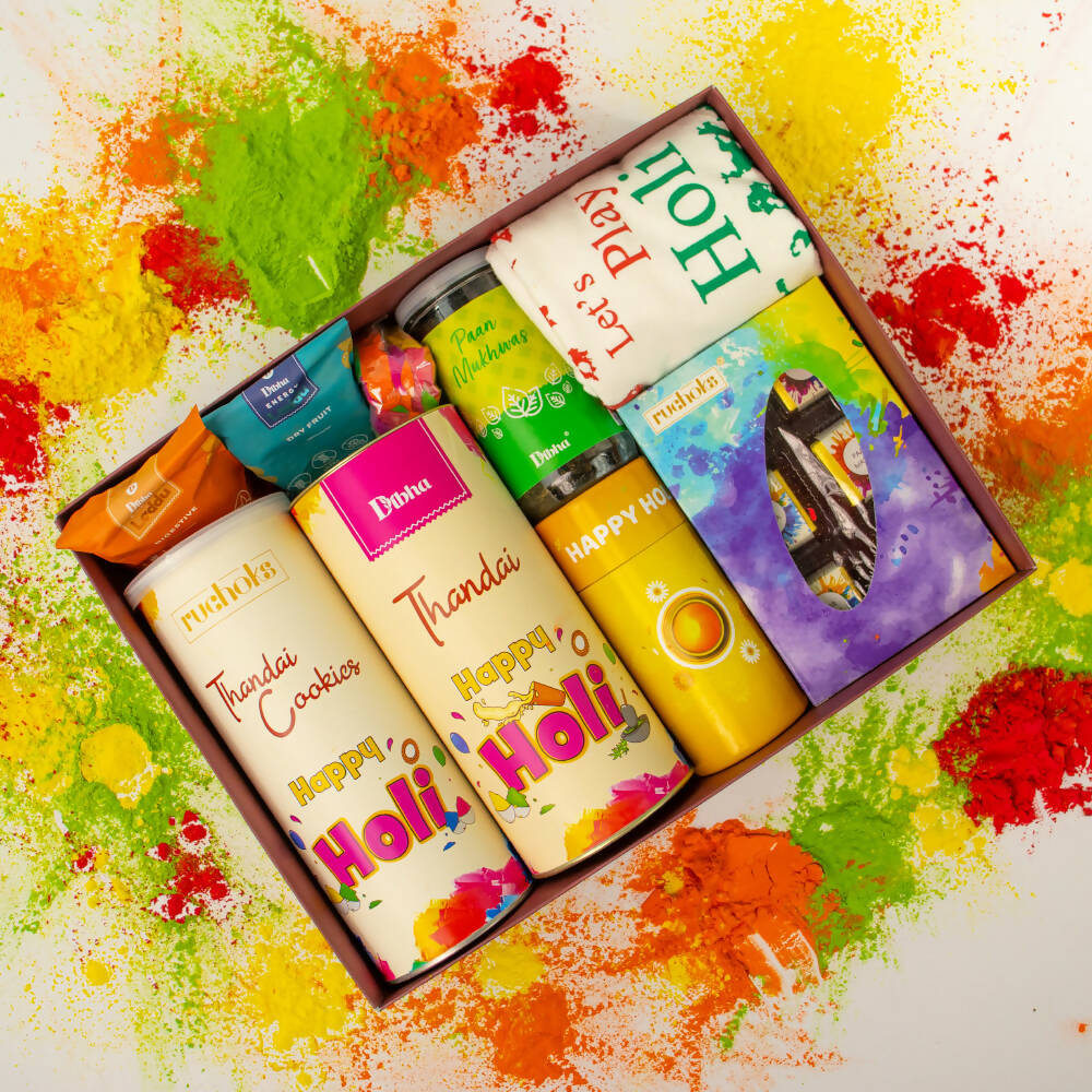 Dibha Holi Treats Gift Box | Grocsy