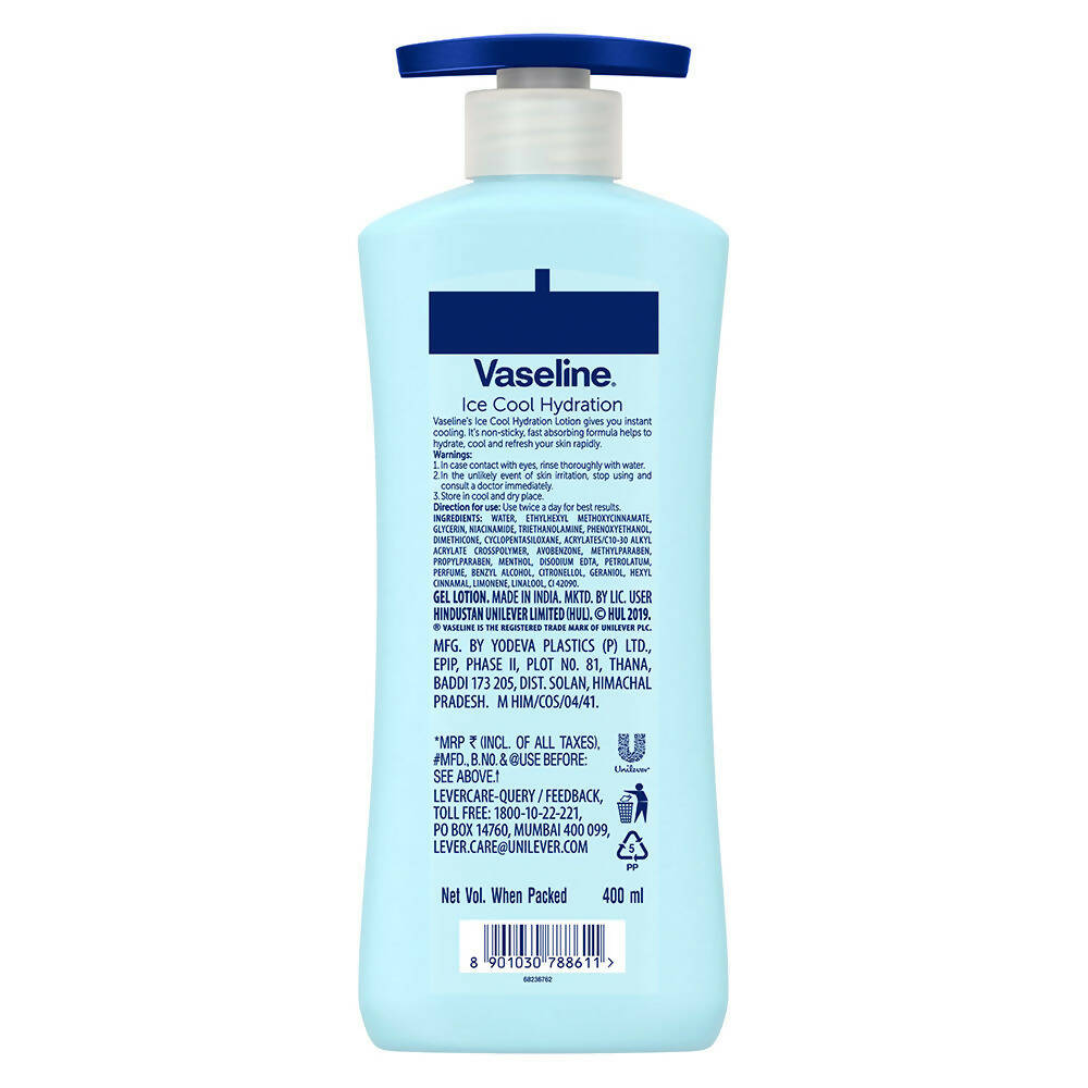 Vaseline Ice Cool Hydration Body Lotion | Grocsy