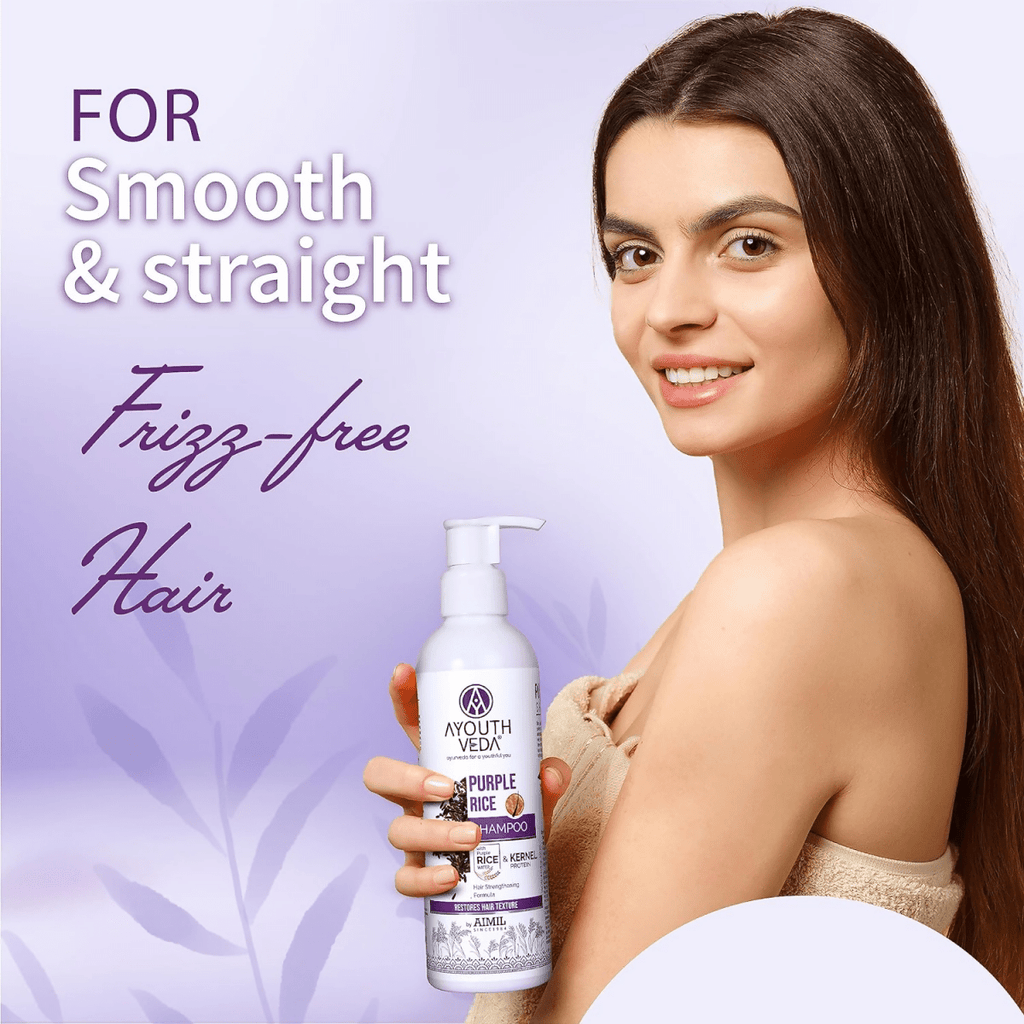 Ayouthveda Purple Rice Shampoo | Grocsy