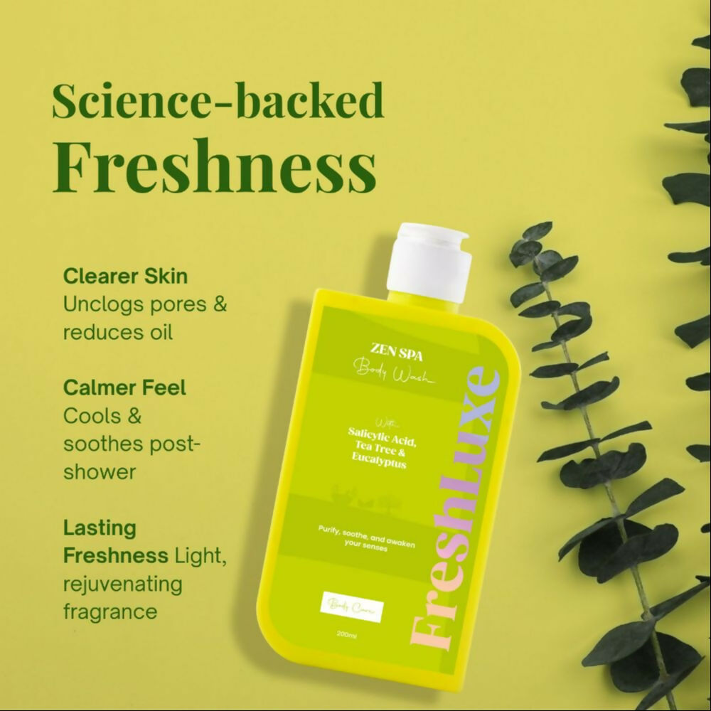 FreshLuxe Zen Spa Shower Gel & Body Wash | Grocsy