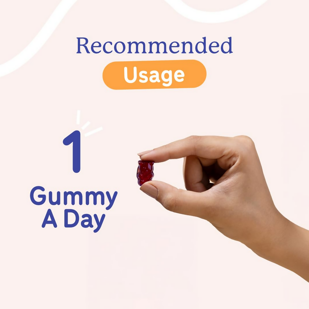 Gritzo Iron Gummies With Folic Acid & Vitamin C (10+y Girls) (Mixed Berry Flavour 30 Gummies) | Grocsy