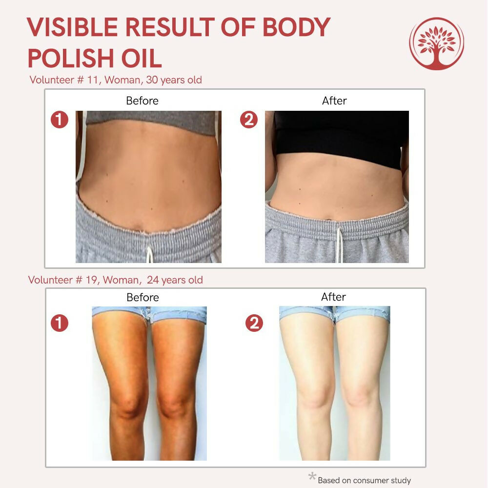 Ivory Natural Body Polish Oil For Exfoliate, Hydrate, & Renew For Radiant Results | Grocsy