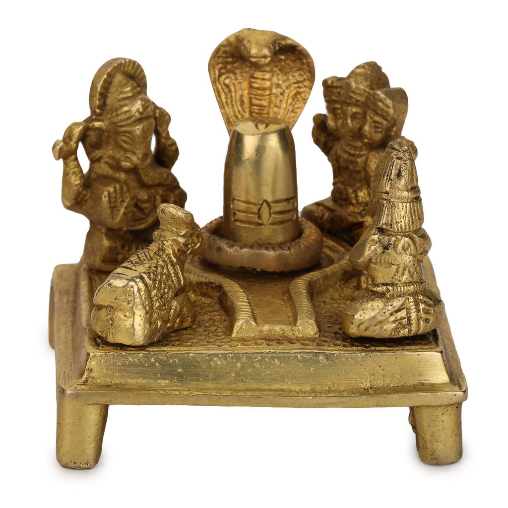 Devlok Shivling with Nandi And Shiv Parivar Idol | Grocsy