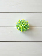 Inhanns Rang-E-Roshan Adjustable Ring – Handmade Crystal Statement Ring - Neon Green | Grocsy