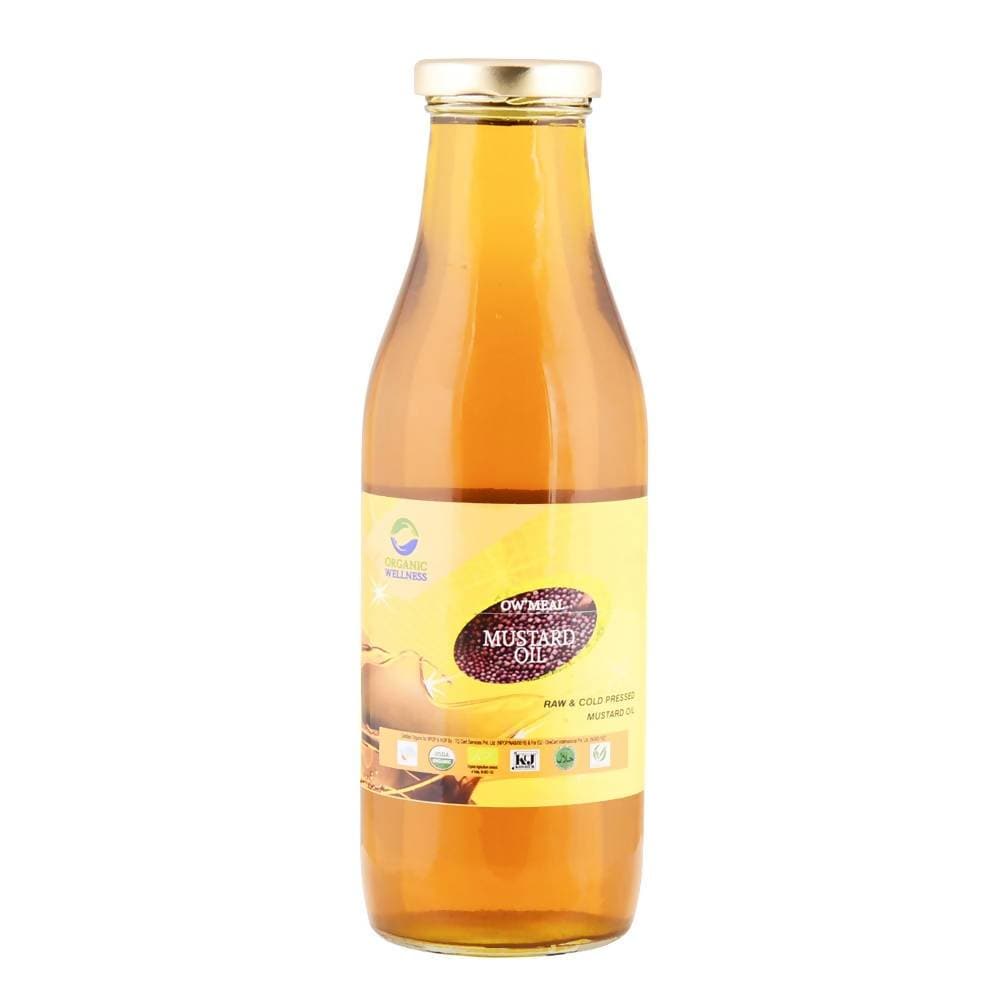Organic Wellness Ow'meal Mustard Oil Raw & Cold Pressed | Grocsy