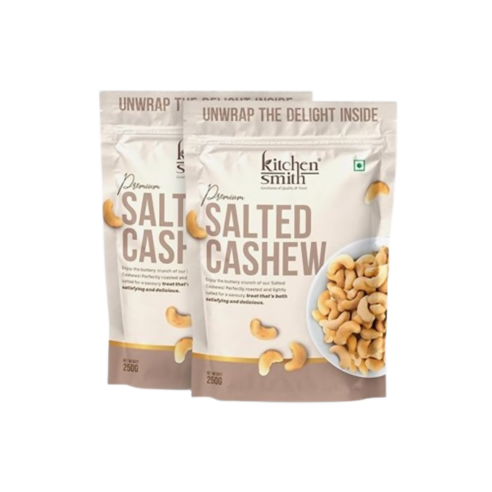 Kitchen Smith Premium Salted Whole Cashew | Grocsy