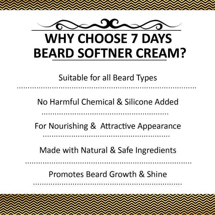 7 Days Beard Softener Cream | Grocsy