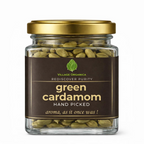 Village-Organica Green Cardamom (Elaichi) Whole – Handpicked | Grocsy