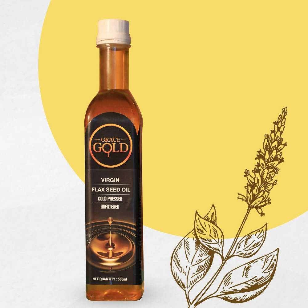 Grace Gold Cold Pressed Virgin Flaxseed Oil | Grocsy