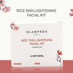 Glamveda Rice Skin Lightening Facial Kit | Grocsy