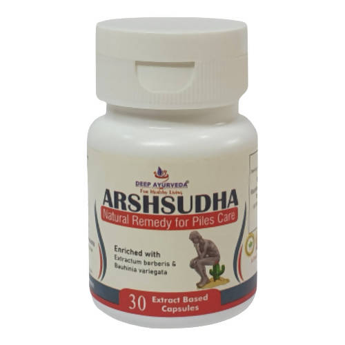 Deep Ayurveda Arshsudha 500mg Vegan Capsules | Grocsy