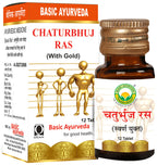Basic Ayurveda Chaturbhuj Ras (with Gold) Tablet | Grocsy