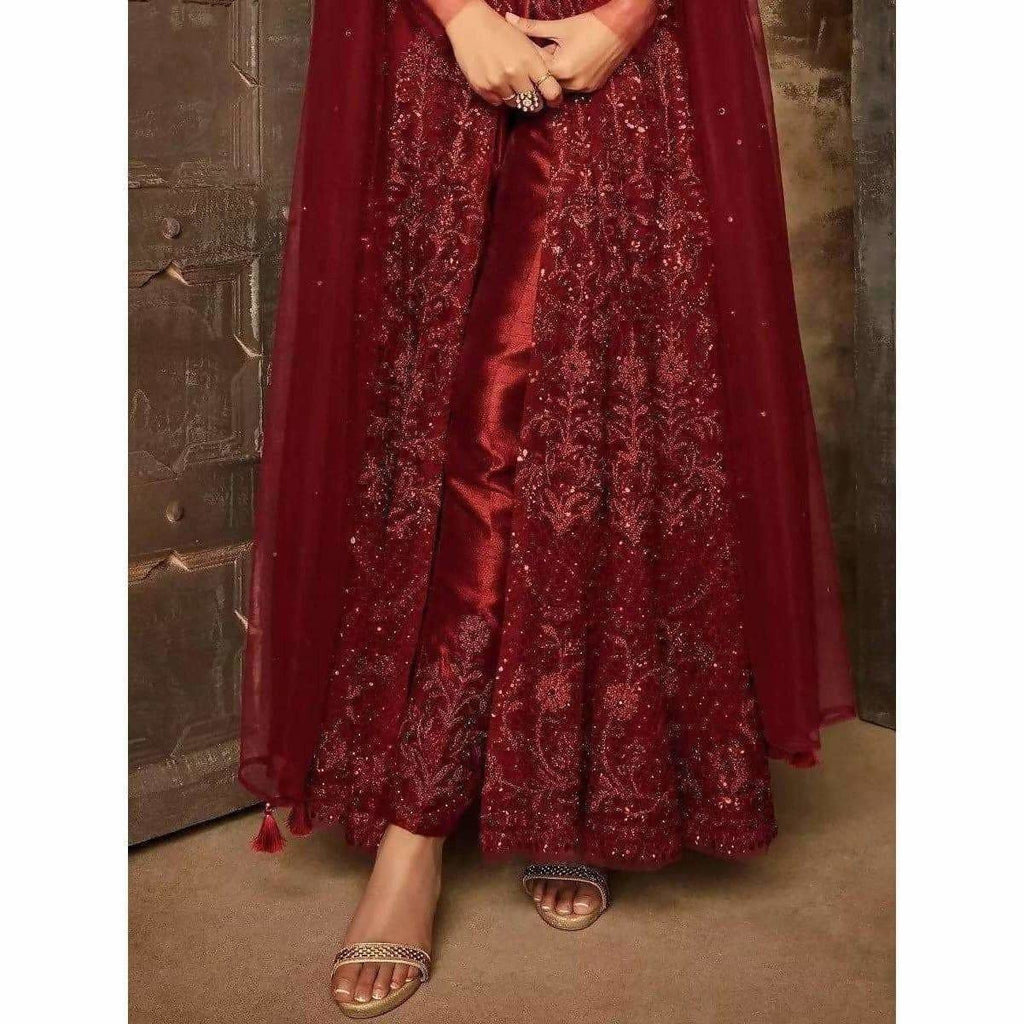 Maisha 7204 hit design on net fabric | Grocsy