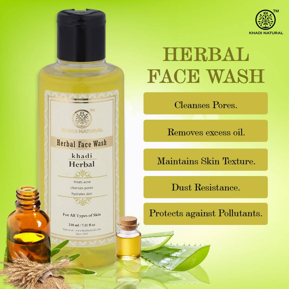 Khadi Natural Herbal Face Wash | Grocsy