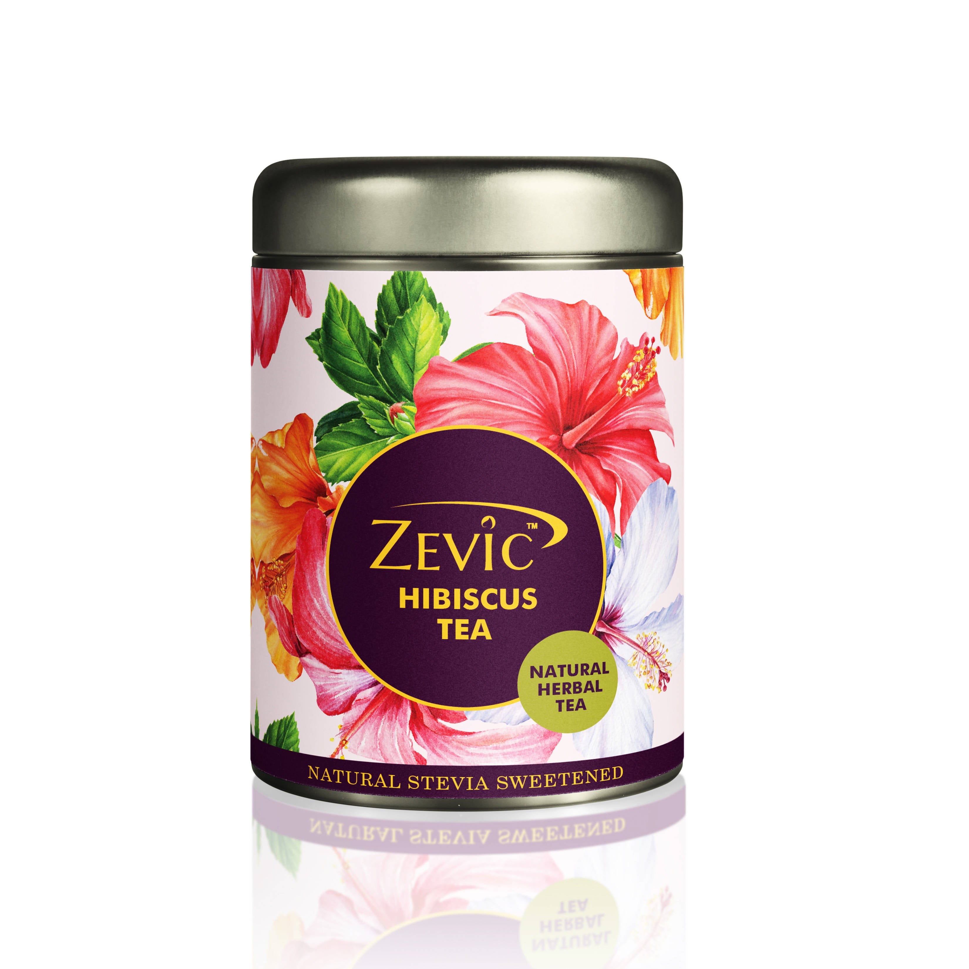 Zevic Premium Hibiscus Flowers Herbal Green Tea | Grocsy
