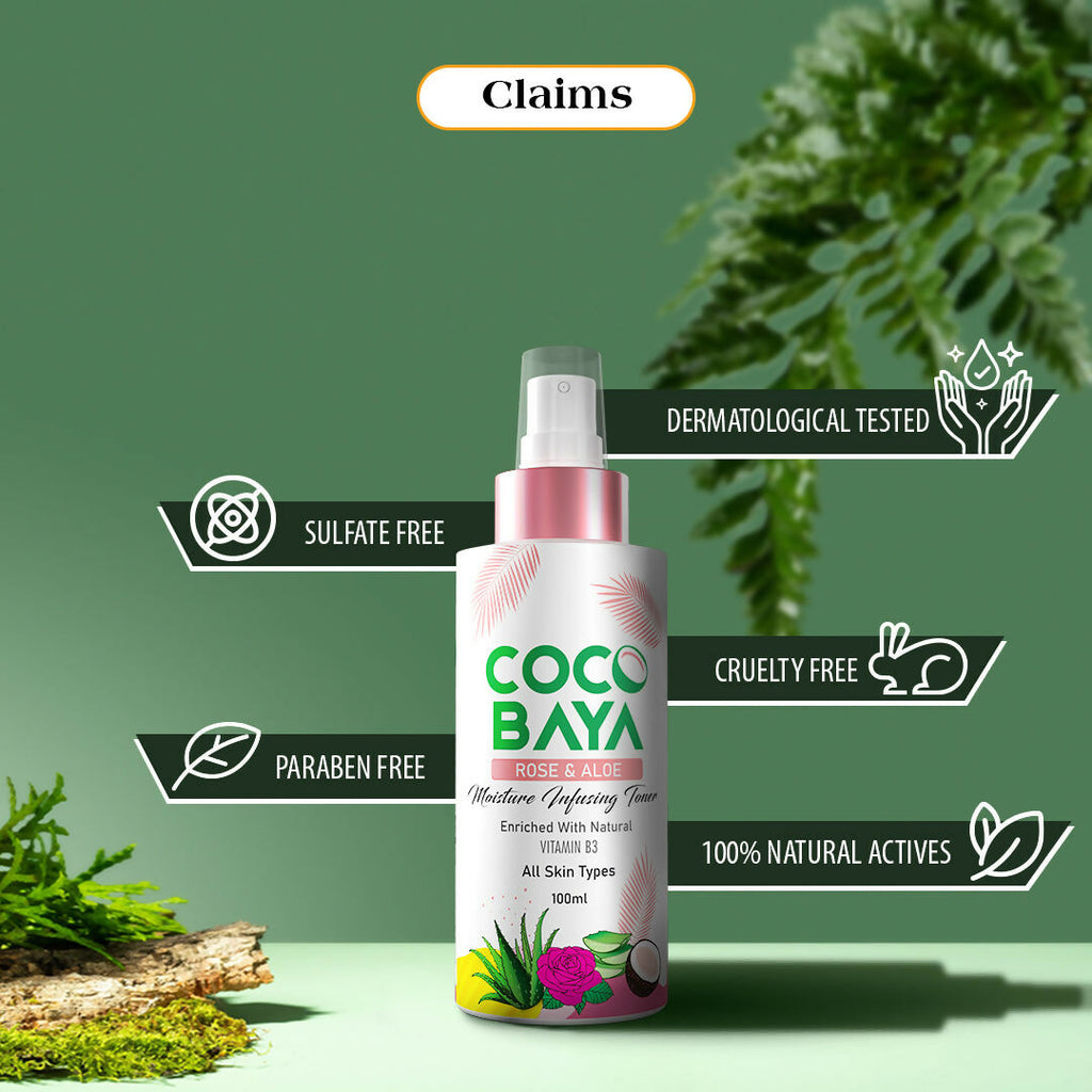 Cocobaya Rose and Aloevera Toner | Grocsy