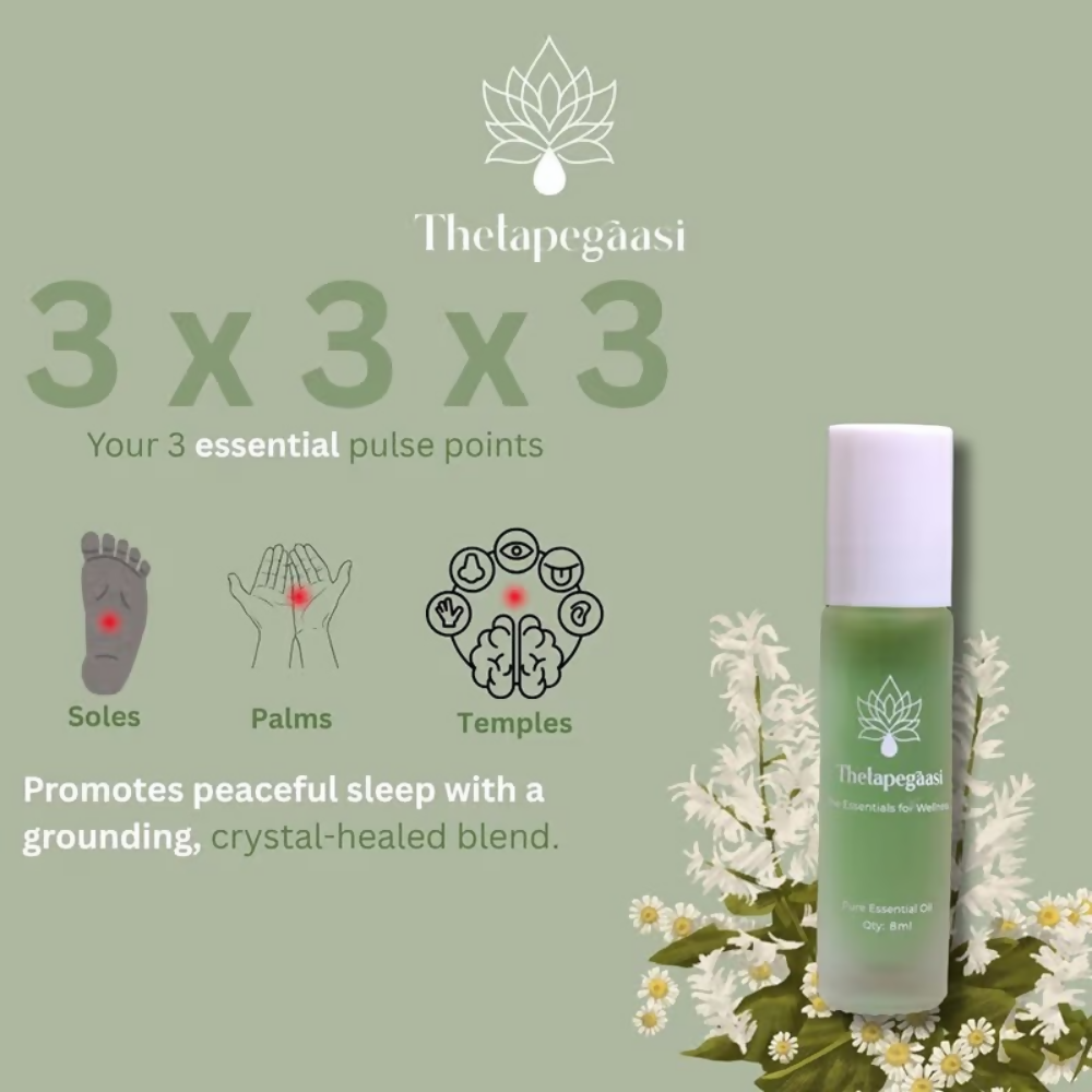 Thetapegaasi Insomnia Pure Essential Oil Roll-On | Grocsy