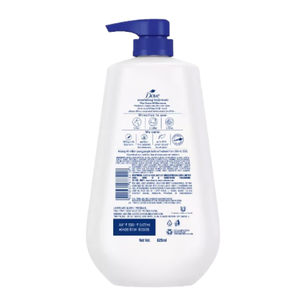 Dove 24 Hr Hydrated Skin Nourishing Body Wash For Soft Smooth Skin | Grocsy