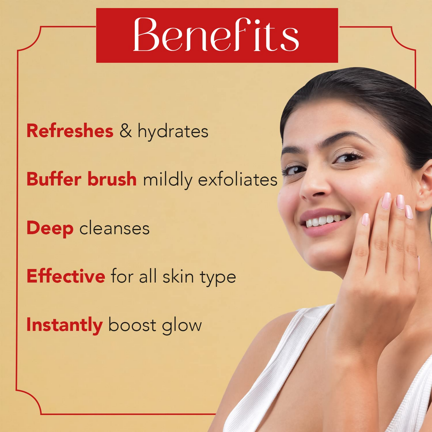Sara Soul of Beauty Rose & Jasmine Face Cleanser For All Skin Types | Grocsy