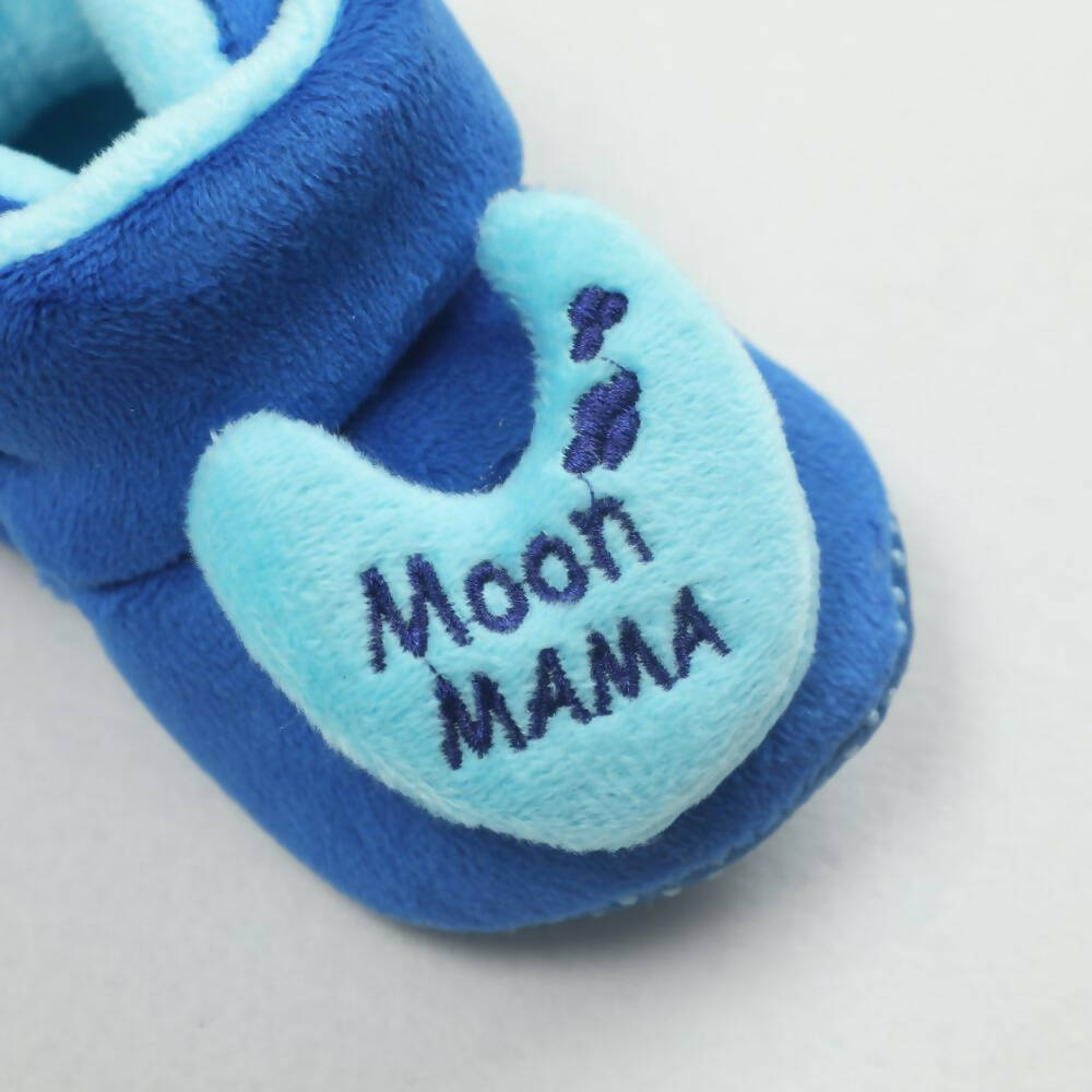 Tiny Bugs For Boys & Girls Baby Winter Booties - Blue | Grocsy
