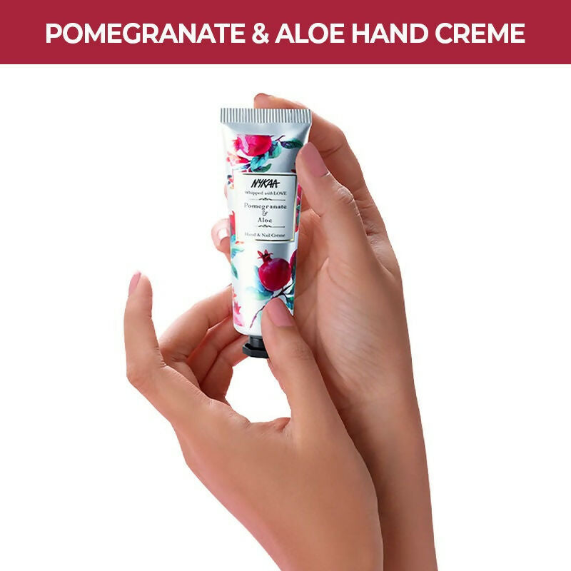 Nykaa Pomegranate & Aloe Hand & Nail Creme | Grocsy
