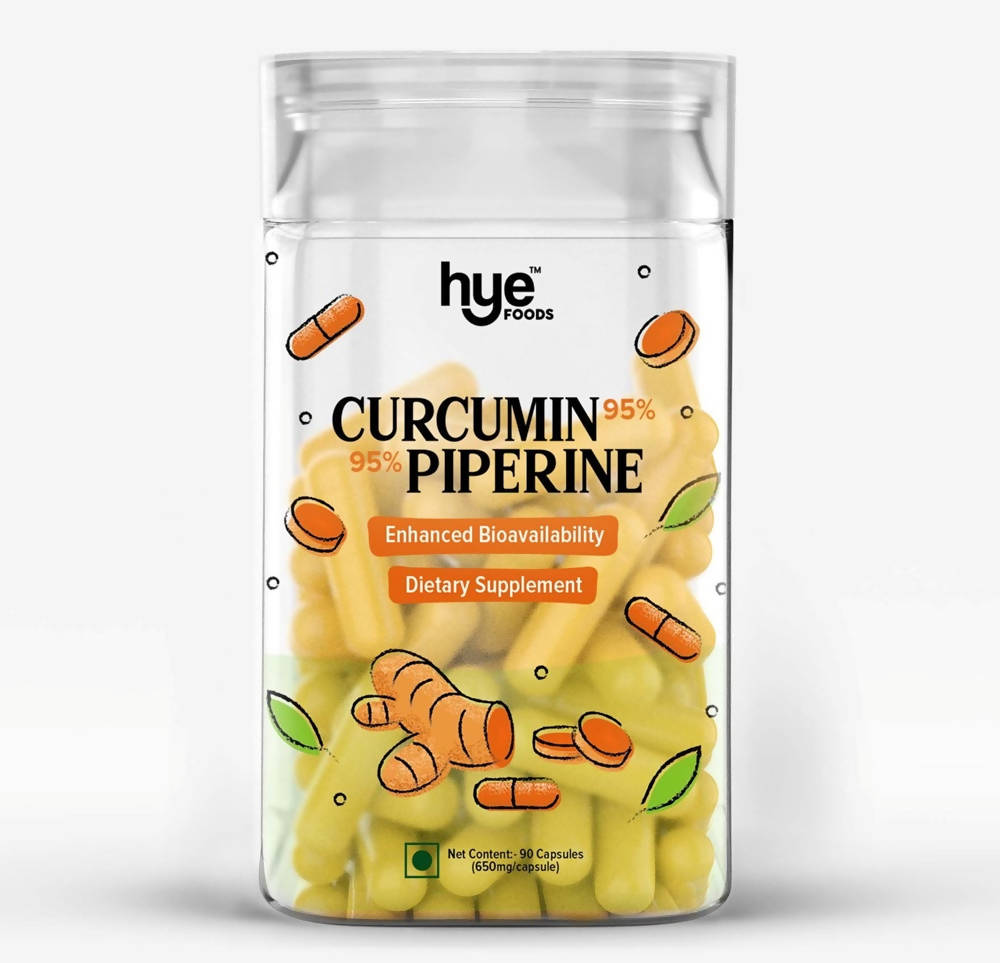 Hye Foods Curcumin Piperine Capsules | Grocsy