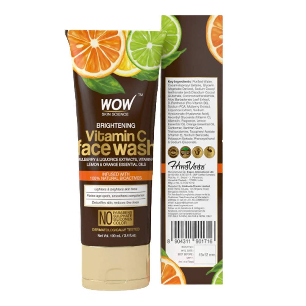 Wow Skin Science Brightening Vitamin C Face Wash | Grocsy