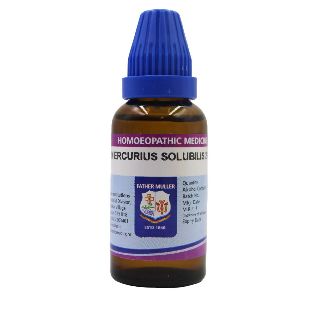 Father Muller Mercurius Solubilis Dilution | Grocsy