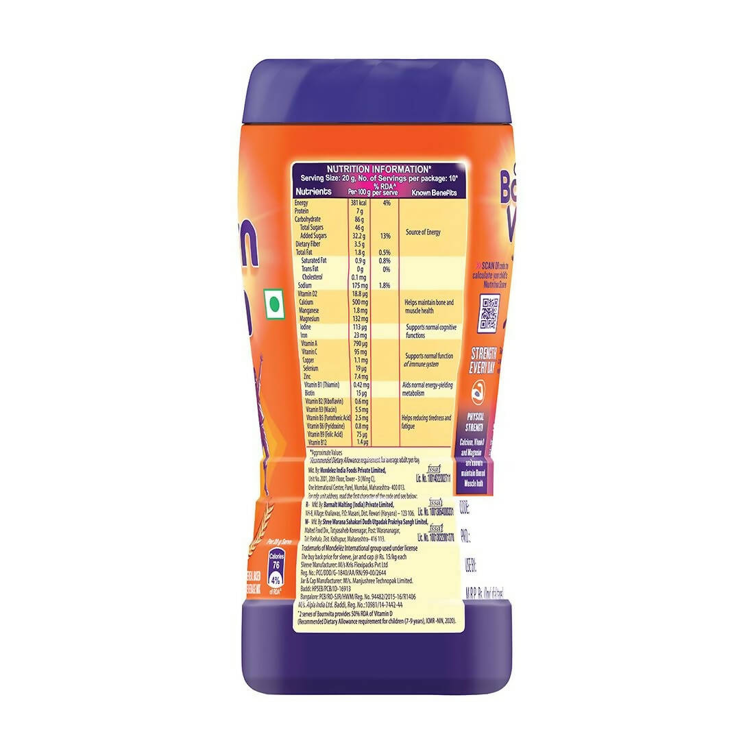 Cadbury Bournvita Chocolate Nutrition Drink | Grocsy