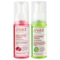Jiva Ayurveda Rose Petal Water & Cucumber Water Skin Toner Combo | Grocsy