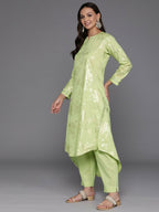 Ahalyaa Women's Traditional wear Kurta Set - Green | Grocsy