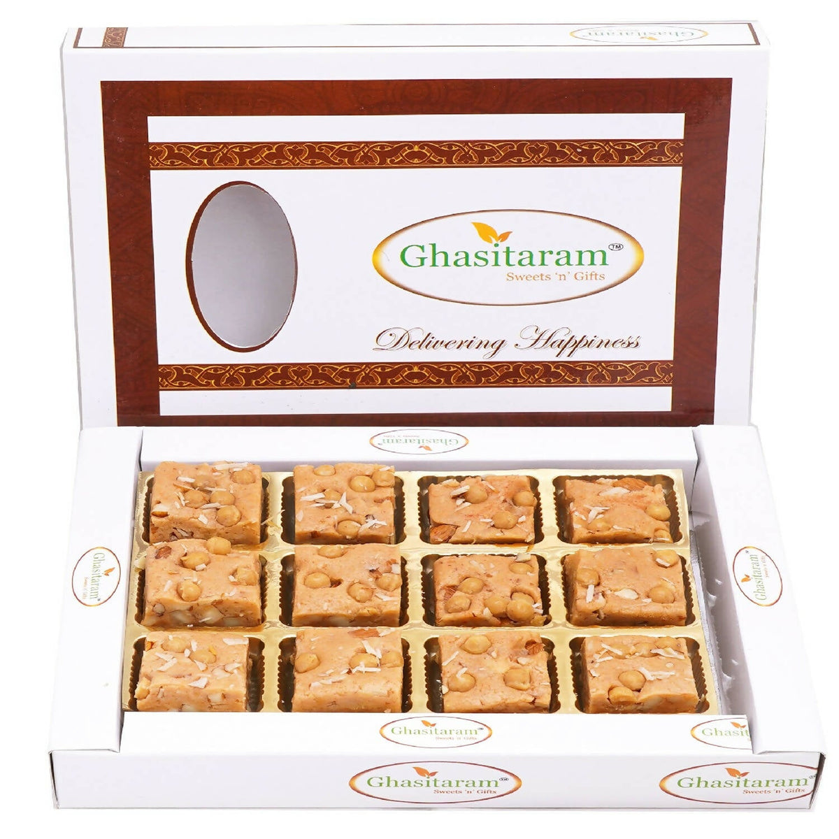 Ghasitaram Butterscotch Dryfruit Bites | Grocsy