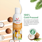 Mylo Baby Cold Pressed Extra Virgin Coconut Oil | Grocsy