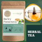 Satvi Wellness Barley Punarnava Tea | Barley Seed With Boerhavia Diffusa Herbal Tea | Grocsy