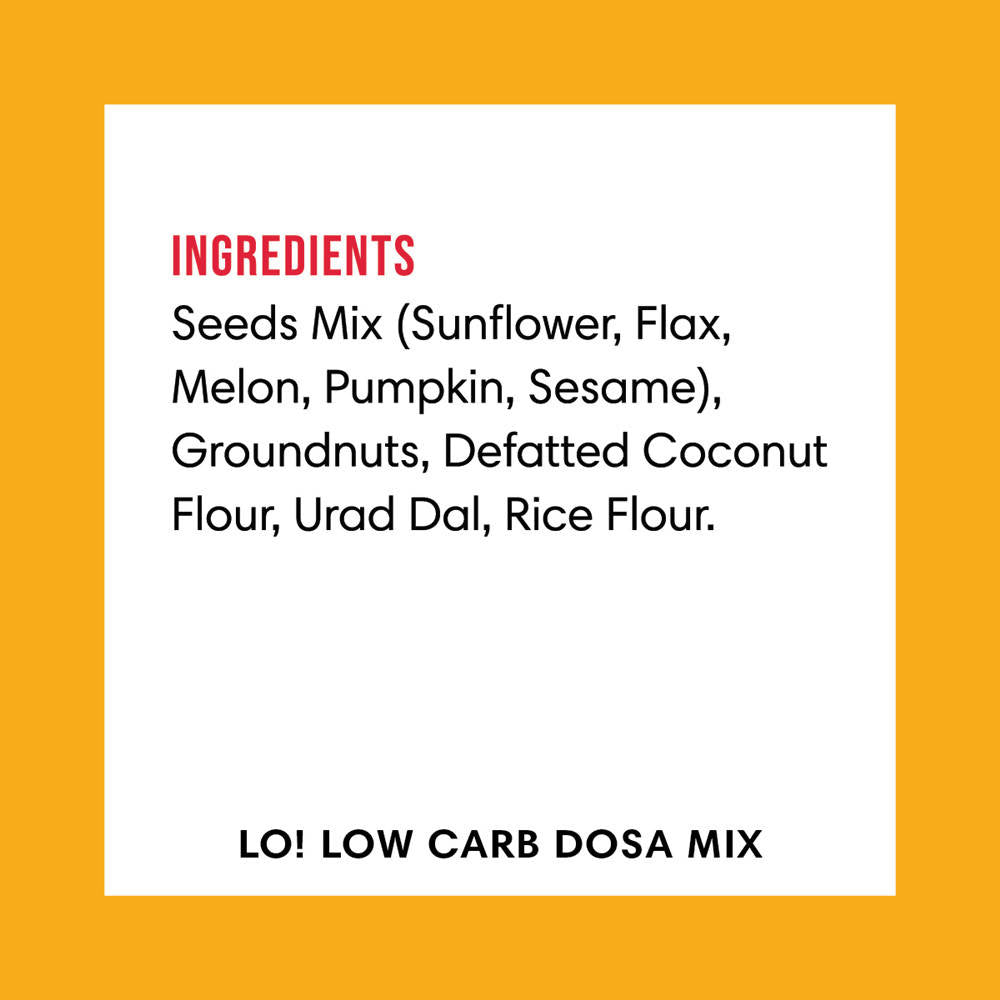Lo Low Carb Dosa Mix | Grocsy