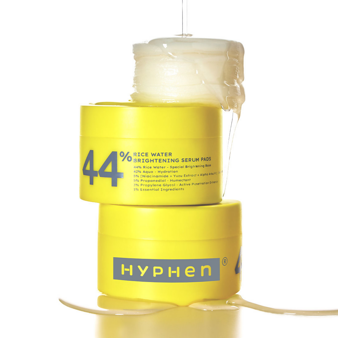 Hyphen By Kriti Sanon 44% Rice Water Brightening Serum Pads (50pcs) | Grocsy