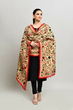 Joban Fashion Multi Color Cotton Embroidery Work Phulkari Dupatta | Grocsy