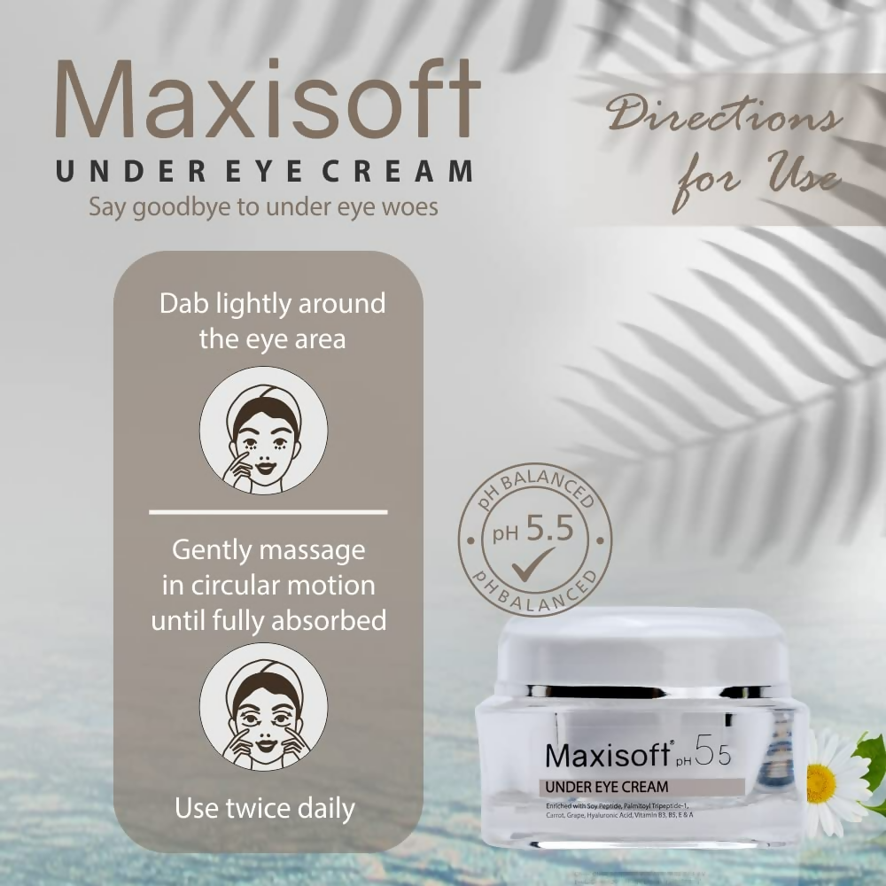 Maxisoft Under Eye Cream For Dark Circles | Grocsy