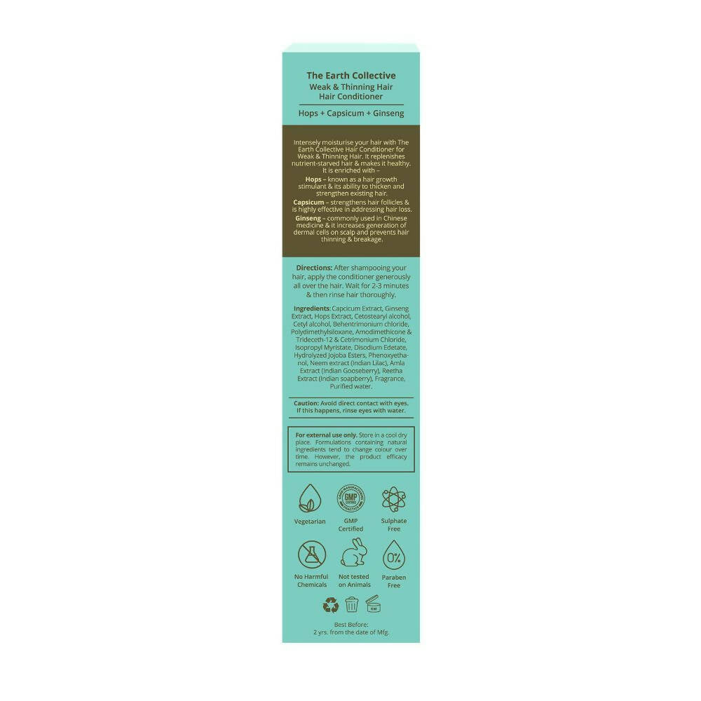 The Earth Collective Hair Conditioner - Weak & Thinning Hair | Grocsy