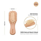 Maate Baby Wooden Comb Set | Beechwood Comb and Hair Brush | Grocsy
