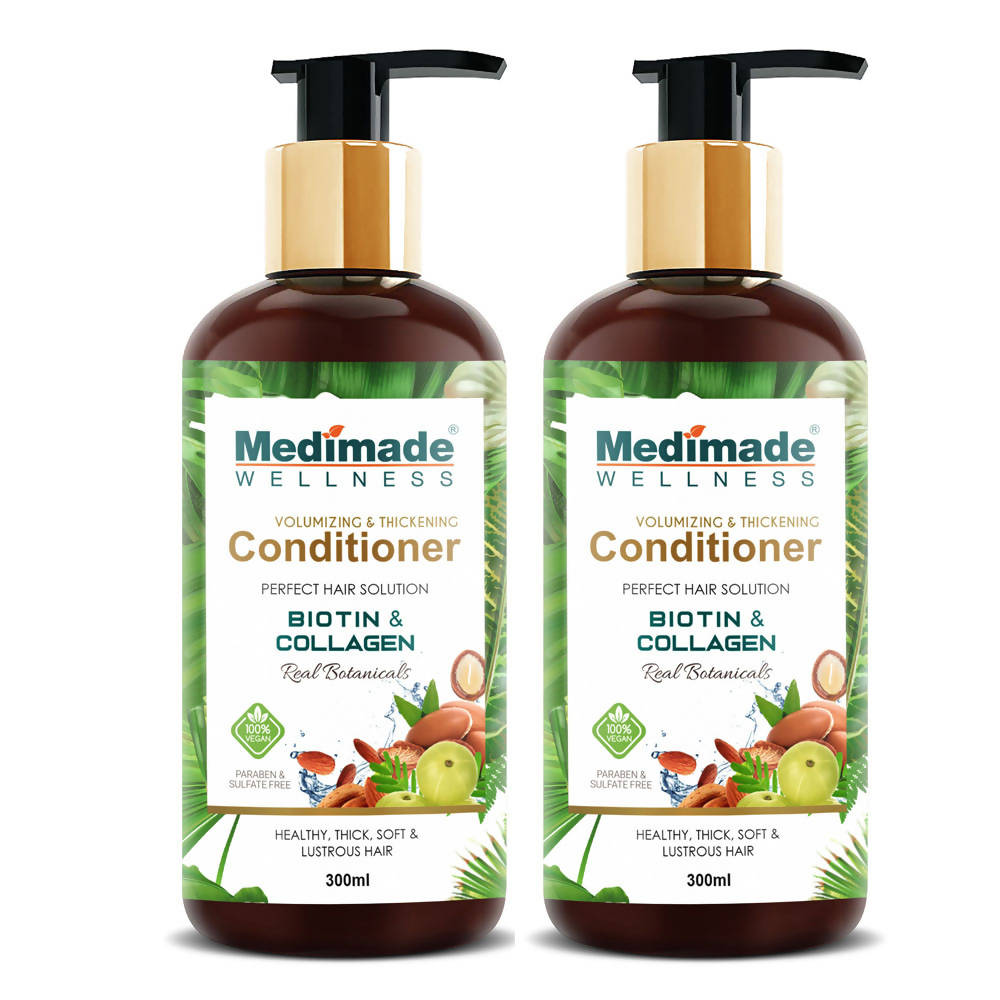 Medimade Wellness Volumizing and Thickening Hair Conditioner with Biotin & Collagen | Grocsy